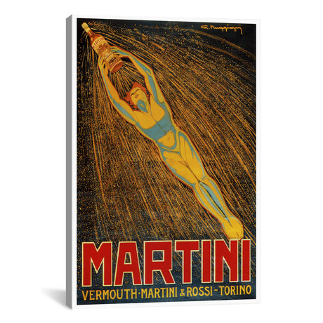 Martini (Vermouth Martini & Rossi) (18"W x 26"H x 0.75"D)