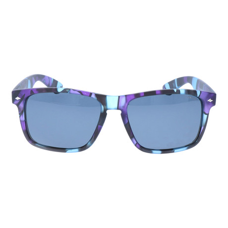 Luke Sunglasses + Polarized Lens // Purple + Blue