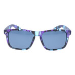 Luke Sunglasses + Polarized Lens // Purple + Blue