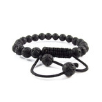 Adjustable Lava Stone Bracelet 