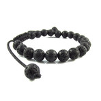 Adjustable Lava Stone Bracelet 