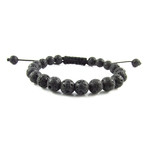 Adjustable Lava Stone Bracelet 