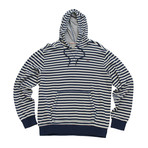 Crafter Hoodie // Old White + Navy (L)