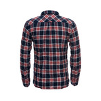 Truman Square Pocket Shirt // Red + Navy Plaid (XS)