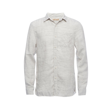 Truman Square Pocket Shirt // Off White (XS)