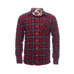 Truman Square Pocket Shirt // Red Plaid (M)