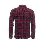 Truman Square Pocket Shirt // Red Plaid (S)