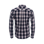 Truman Single Flap Pocket Shirt // Navy + Red Plaid (XS)