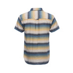 Truman Short Sleeve Square Pocket Shirt // Multi Gradient Stripe (XS)