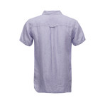 Truman Short Sleeve Square Pocket Shirt // Purple Chambray (XS)