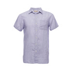 Truman Short Sleeve Square Pocket Shirt // Purple Chambray (XL)