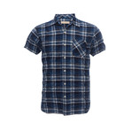 Truman Short-Sleeve Square Pocket Shirt // Navy (XS)