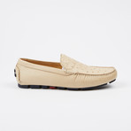 Drake Ostrich Loafer // Off-White (US: 9.5)