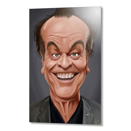 Celebrity Sunday: Jack Nicholson // Aluminum Print (16"W x 24"H)