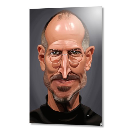 Celebrity Sunday: Steve Jobs // Aluminum Print (16"W x 24"H)