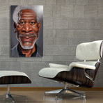 Celebrity Sunday: Morgan Freeman // Aluminum Print (16"W x 24"H)