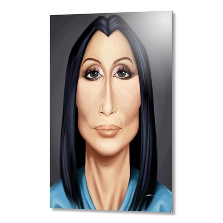 Celebrity Sunday: Cher // Aluminum Print (16"W x 24"H)