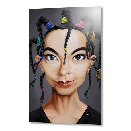 Celebrity Sunday: Björk // Aluminum Print (16"W x 24"H)