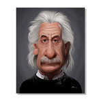 Celebrity Sunday: Albert Einstein // Aluminum Print (16"W x 20"H)