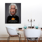 Celebrity Sunday: Albert Einstein Fish // Aluminum Print (16"W x 20"H)