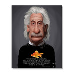 Celebrity Sunday: Albert Einstein Fish // Aluminum Print (16"W x 20"H)
