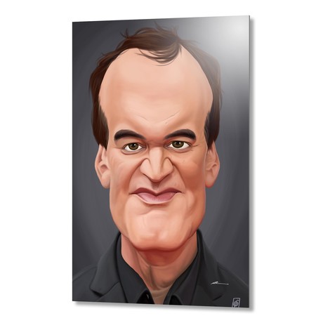 Quentin Tarantino // Aluminum Print (16"W x 24"H)