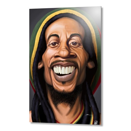 Celebrity Sunday: Bob Marley // Aluminum Print (16"W x 24"H)