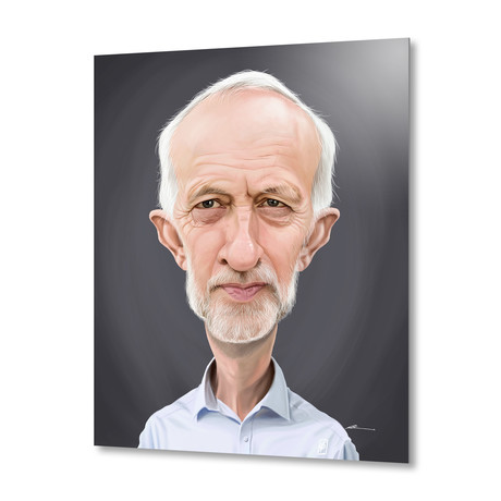 Jeremy Corbyn // Aluminum Print (16"W x 20"H)