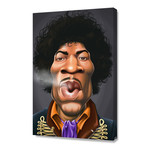 Celebrity Sunday: Jimi Hendrix // Stretched Canvas (16"W x 24"H x 1.5"D)