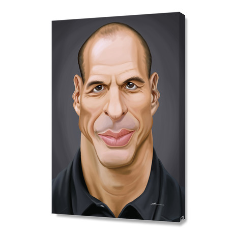 Celebrity Sunday: Yanis Varoufakis // Stretched Canvas (16"W x 24"H x 1.5"D)