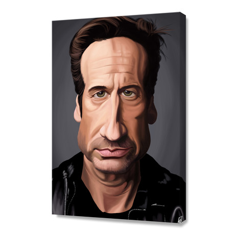 Celebrity Sunday: David Duchovny // Stretched Canvas (16"W x 24"H x 1.5"D)