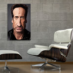 Celebrity Sunday: David Duchovny // Stretched Canvas (16"W x 24"H x 1.5"D)