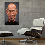 Celebrity Sunday: Steve Jobs // Stretched Canvas (16"W x 24"H x 1.5"D)