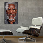 Celebrity Sunday: Morgan Freeman // Stretched Canvas (16"W x 24"H x 1.5"D)