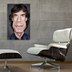 Celebrity Sunday: Mick Jagger // Stretched Canvas (16"W x 24"H x 1.5"D)