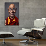 Celebrity Sunday: Dalai Lama // Stretched Canvas (16"W x 24"H x 1.5"D)