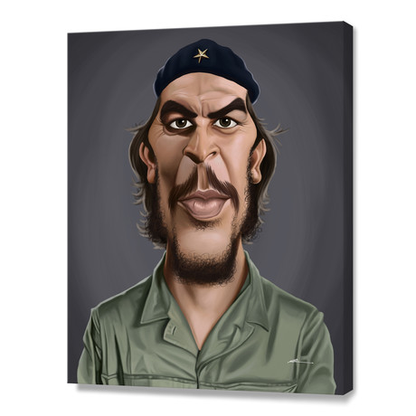 Celebrity Sunday: Che Guevara // Stretched Canvas (16"W x 20"H x 1.5"D)