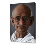 Celebrity Sunday: Mahatma Gandhi // Stretched Canvas (16"W x 24"H x 1.5"D)