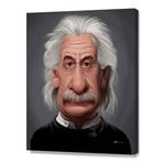 Celebrity Sunday: Albert Einstein // Stretched Canvas (16"W x 20"H x 1.5"D)