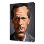 Celebrity Sunday: Hugh Laurie // Stretched Canvas (16"W x 24"H x 1.5"D)