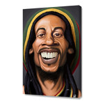 Celebrity Sunday: Bob Marley // Stretched Canvas (16"W x 24"H x 1.5"D)