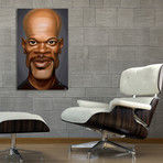 Celebrity Sunday: Samuel L Jackson // Stretched Canvas (16"W x 24"H x 1.5"D)