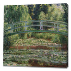 Claude Monet // The Japanese Footbridge // 1922 (18"W x 18"H x 0.75"D)