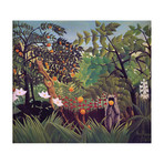 Henri Rousseau // Exotic Landscape // 1908 (20"W x 16"H x 0.75"D)