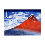 Katsushika Hokusai // Mt. Fuji // 1830-32 (20"W x 16"H x 0.75"D)