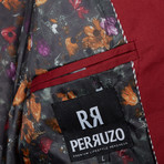 Fashion Blazer // Burgundy (2XL)