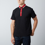 Short-Sleeve Polo // Black (L)