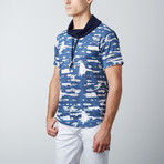 Short-Sleeve Sport Top // Blue (M)