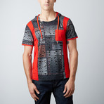 Short-Sleeve Sport Top // Red (M)