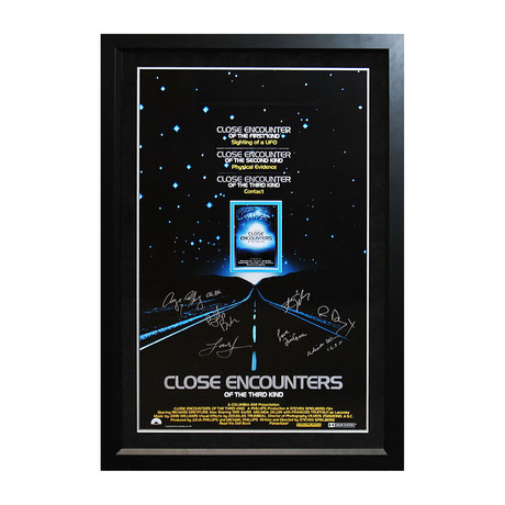 Signed Movie Poster // Close Encounters Of The Third Kind